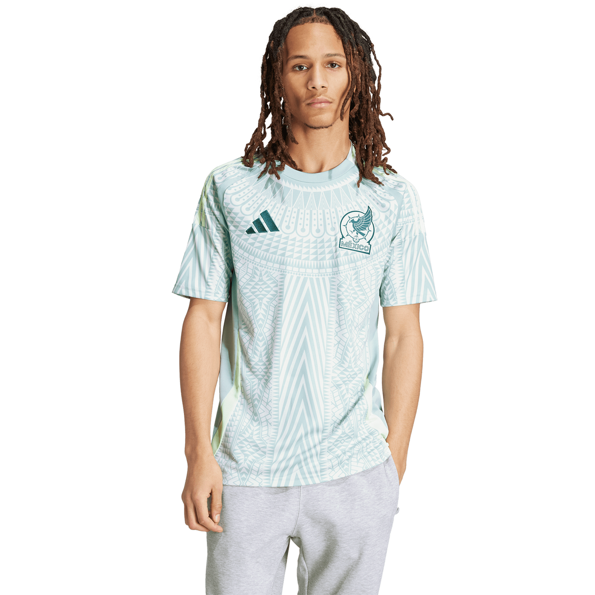 adidas Mexico 2024 Men's Away Stadium Jersey