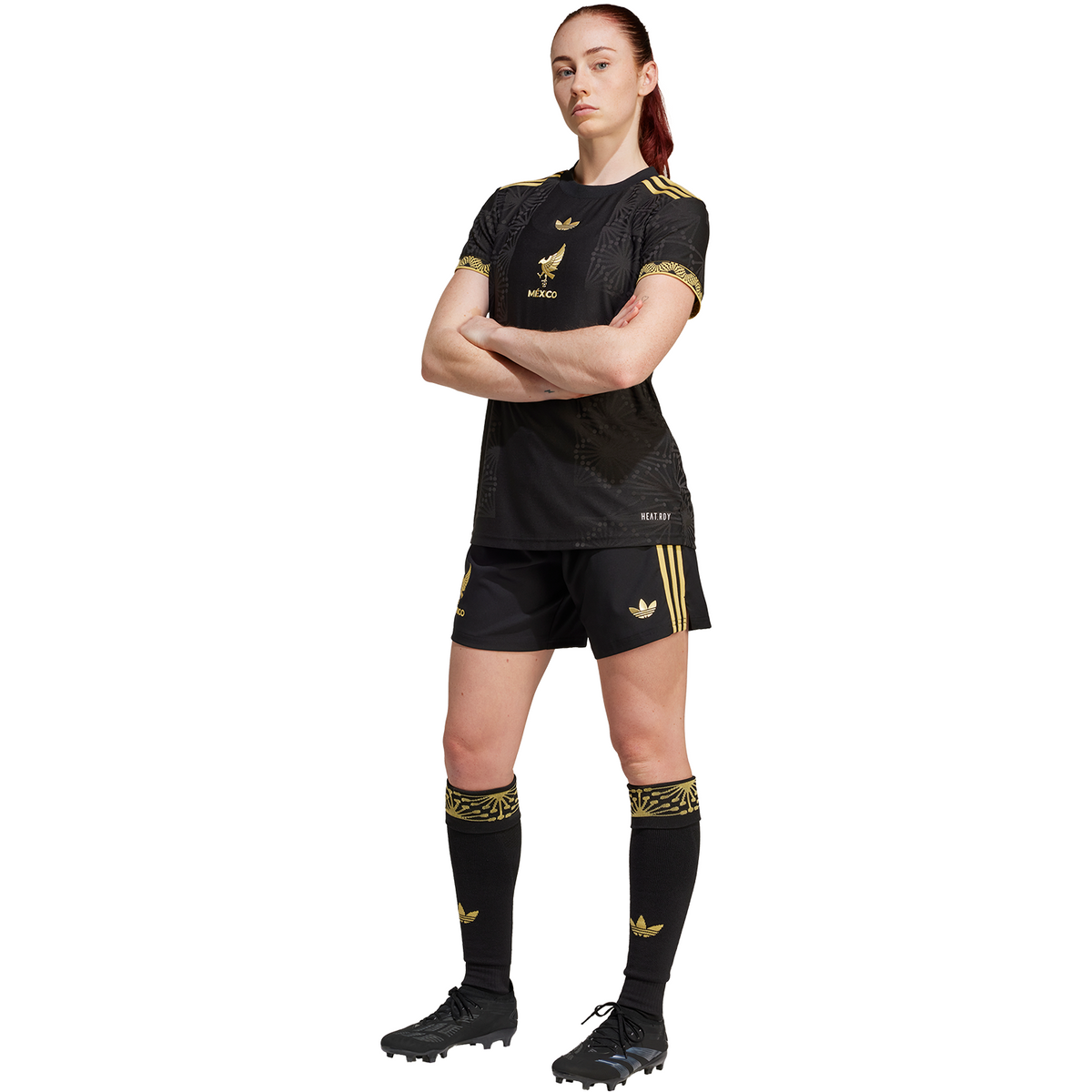 adidas Mexico 2025 Women's México de Oro Short Sleeve Match Jersey