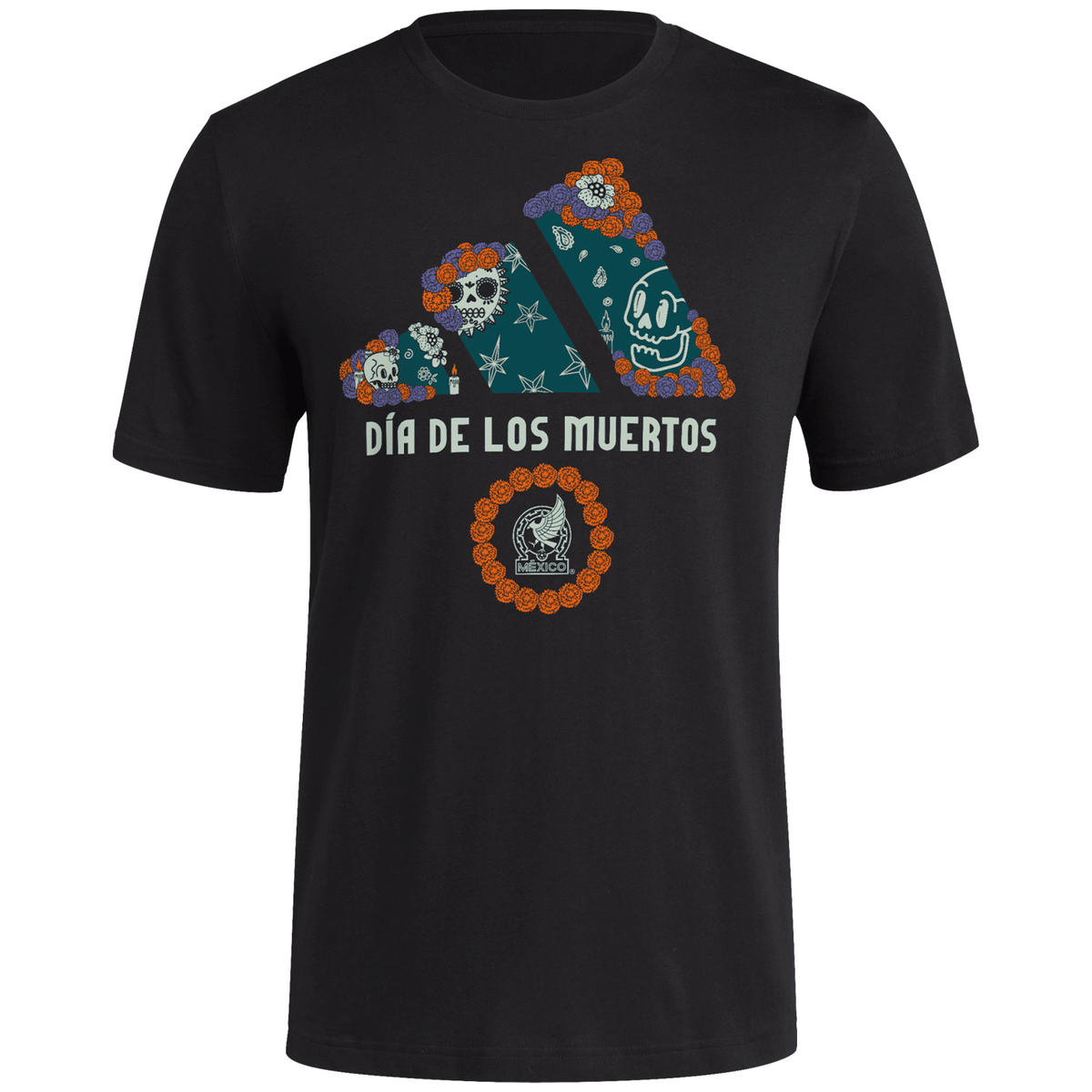 adidas Mexico Men's Day of the Dead Graphic Tee