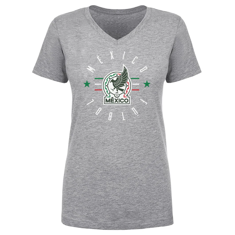 500 Level Mexico Futbol Womens Tee Heath