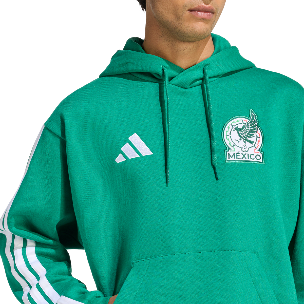 adidas Mexico Men’s DNA Fleece Hoodie