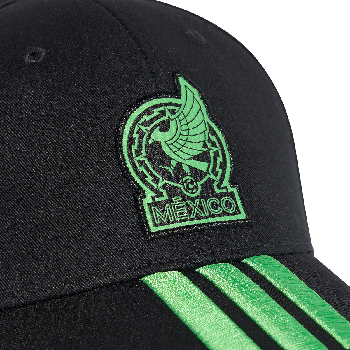 adidas WC26 Mexico 3 Stripe Baseball Cap