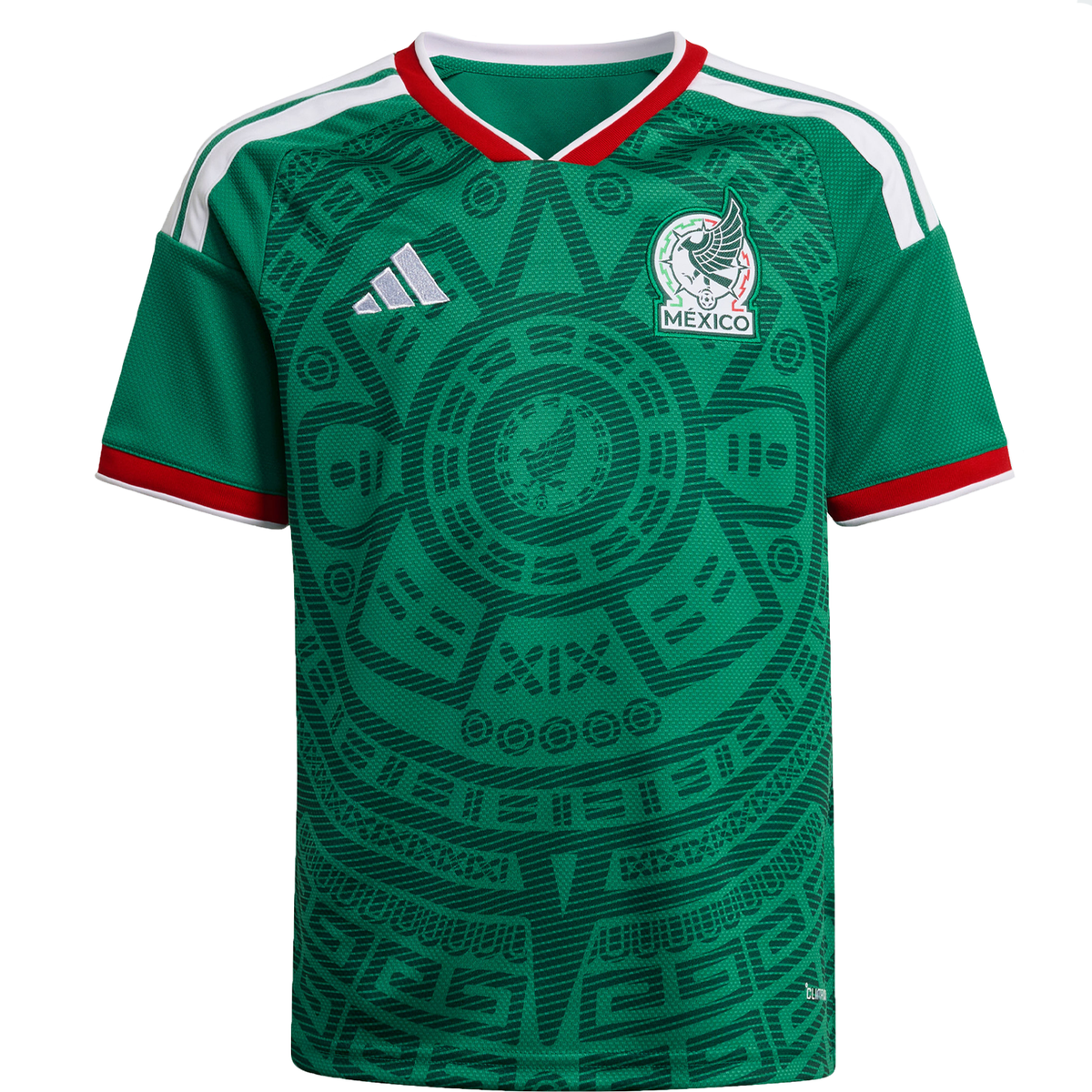 adidas Mexico 2026 Youth Home Stadium Jersey