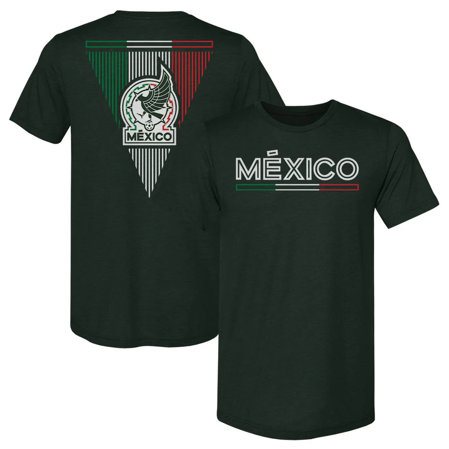 500 Level Mexico Text Adult Tee Tri Fore