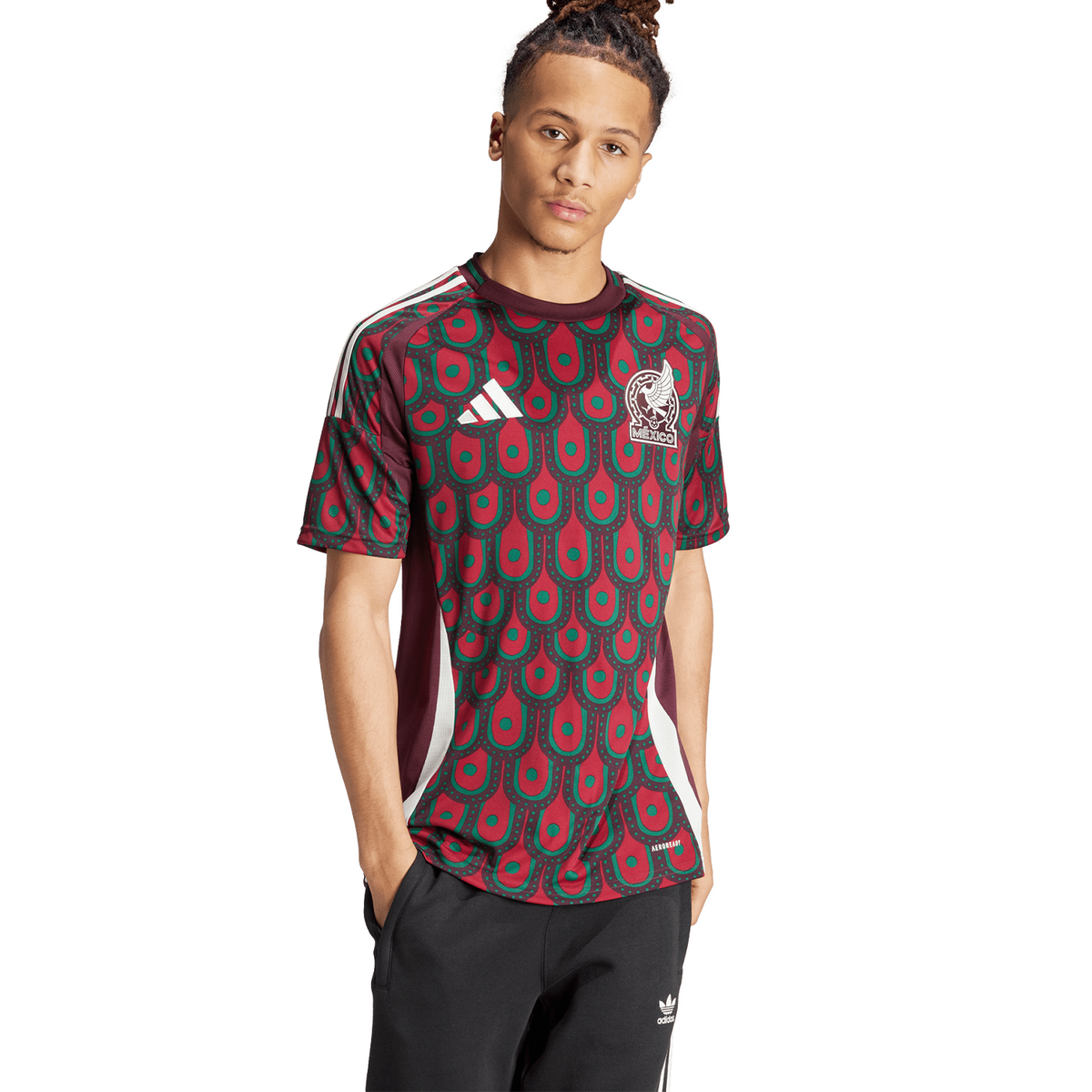 adidas Mexico 2024 Men's Home Stadium Jersey