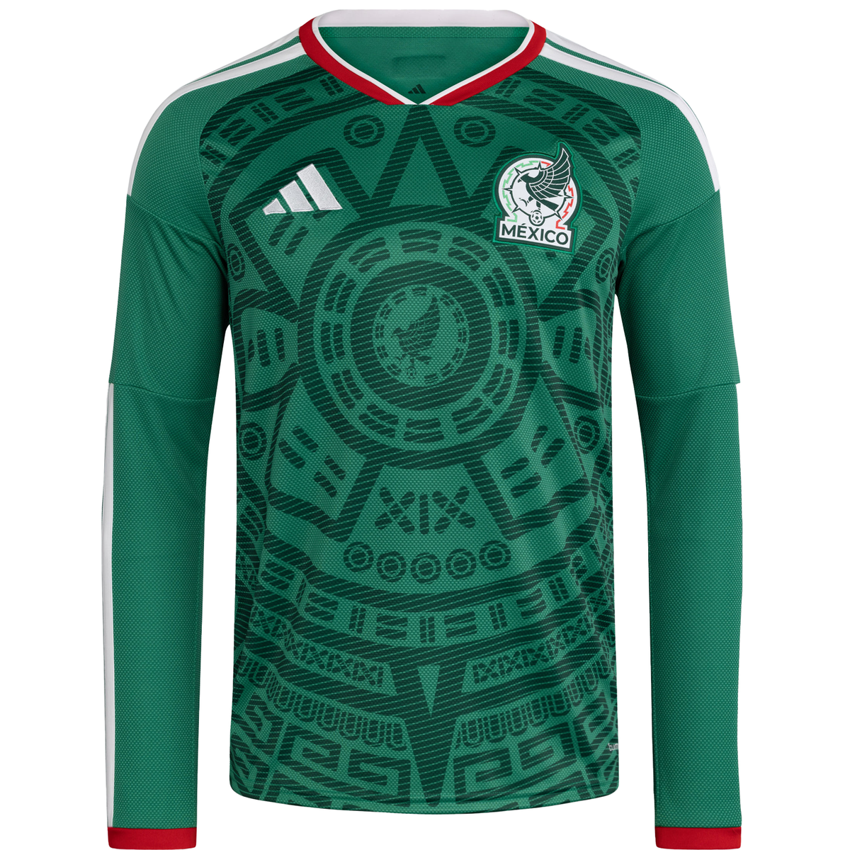 adidas Mexico 2026 Men's Long Sleeve Home Stadium Jersey
